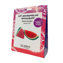 Load image into Gallery viewer, DIY Watermelon Amigurumi Knit & Crochet Kit