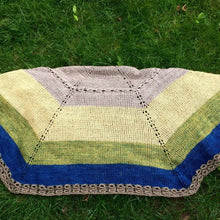 Load image into Gallery viewer, Herbal Sunrise Shawl Knit Pattern