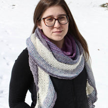 Load image into Gallery viewer, Moonbeam Crescent Shawl Knitting Pattern