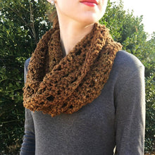Load image into Gallery viewer, Mountain Mobius Cowl Crochet Pattern