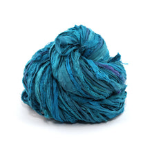 Load image into Gallery viewer, Tasseled Sari Silk Clutch Knit Pattern & Kit