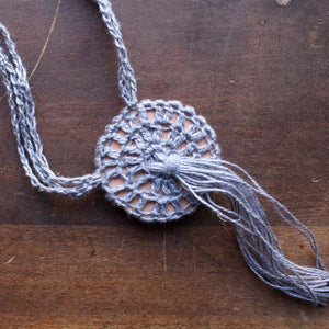 Boho Macrame Necklace Crochet Pattern