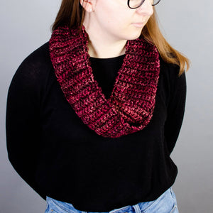 Burst My Bobble Infinity Scarf Crochet Pattern