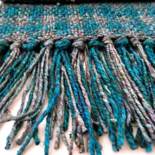 Load image into Gallery viewer, Ocean Storm Tweed Scarf Weaving Kit
