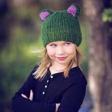 Load image into Gallery viewer, Forest Friends Yak Wool Hats Knit Kit
