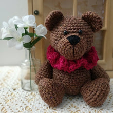 Load image into Gallery viewer, Brown Bear Amigurumi Crochet Kit
