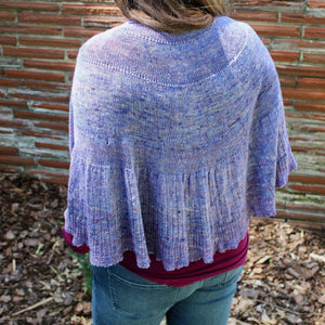 Calico Scallop Shawl Knitting Pattern