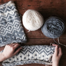 Load image into Gallery viewer, The Bjerge Pillow Knit Kit
