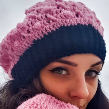Load image into Gallery viewer, X's and O's Beanie and Mittens Crochet Kit
